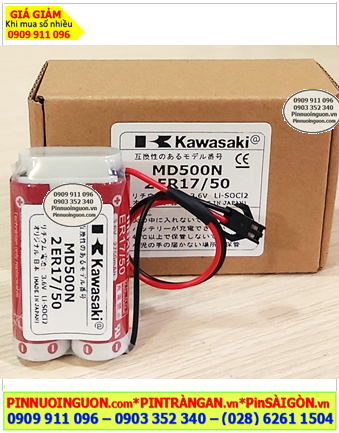 Kawasaki MD500 (ER17/50); Pin nuôi nguồn Kawasaki MD500 2ER17/50 lithium 3.6v 5500mAh _Made in Japan
